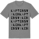 Mid Heather Gray t-shirt med Kaptensviken ordlek t-shirt