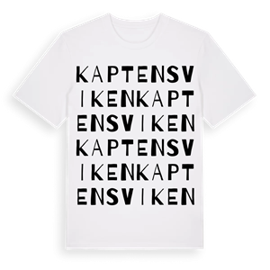 Kaptensviken ordlek t-shirt – ekologisk bomull t-shirt från Pinshirt