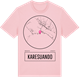 Pink Cotton t-shirt med Karesuando t-shirt