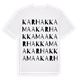 Karhakkamaa ordlek t-shirt