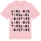 Pink Cotton t-shirt med Karl-Gustavs ordlek t-shirt