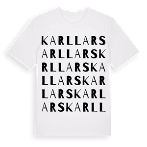 Karl Lars ordlek t-shirt – ekologisk bomull t-shirt från Pinshirt