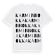 Karminnokka ordlek t-shirt