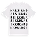 Karsikko ordlek t-shirt