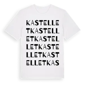 Kastellet ordlek t-shirt – ekologisk bomull t-shirt från Pinshirt