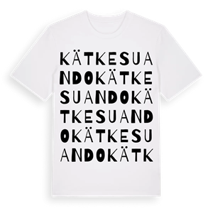 Kätkesuando ordlek t-shirt – ekologisk bomull t-shirt från Pinshirt