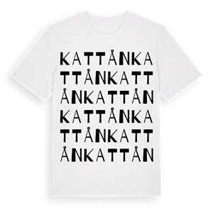 Kattån ordlek t-shirt – ekologisk bomull t-shirt från Pinshirt