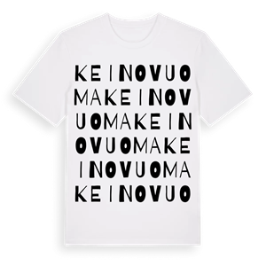 Keinovuoma ordlek t-shirt – ekologisk bomull t-shirt från Pinshirt