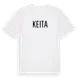 White t-shirt med Keita i Sverige t-shirt