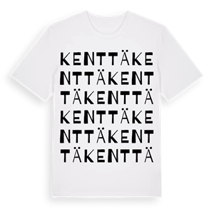 Kenttä ordlek t-shirt – ekologisk bomull t-shirt från Pinshirt