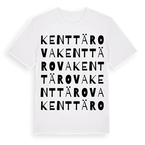 Kenttärova ordlek t-shirt – ekologisk bomull t-shirt från Pinshirt