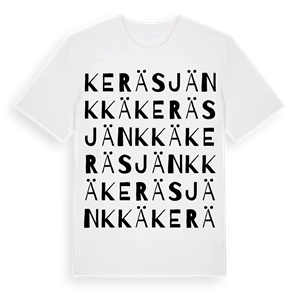 Keräsjänkkä ordlek t-shirt – ekologisk bomull t-shirt från Pinshirt