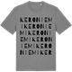 Mid Heather Gray t-shirt med Keroniemi ordlek t-shirt