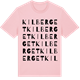 Pink Cotton t-shirt med Kilberget ordlek t-shirt