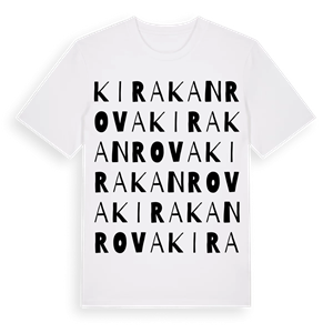 Kirakanrova ordlek t-shirt – ekologisk bomull t-shirt från Pinshirt
