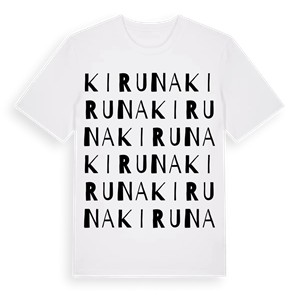 Kiruna ordlek t-shirt – ekologisk bomull t-shirt från Pinshirt