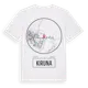 White t-shirt med Kiruna t-shirt