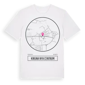 Kiruna Nya Centrum t-shirt – ekologisk bomull t-shirt från Pinshirt