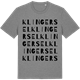 Mid Heather Gray t-shirt med Klingersel ordlek t-shirt