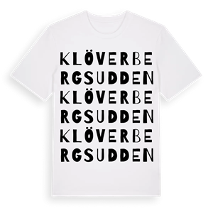 Klöverbergsudden ordlek t-shirt – ekologisk bomull t-shirt från Pinshirt