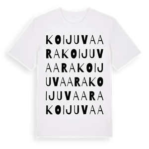 Koijuvaara ordlek t-shirt – ekologisk bomull t-shirt från Pinshirt