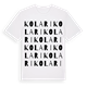 Kolari ordlek t-shirt