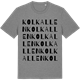 Mid Heather Gray t-shirt med Kolkallen ordlek t-shirt