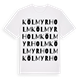 Kölmyrholm ordlek t-shirt