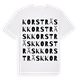 Korsträsk ordlek t-shirt