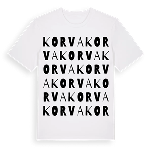 Korva ordlek t-shirt – ekologisk bomull t-shirt från Pinshirt