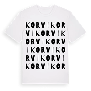 Korvi ordlek t-shirt – ekologisk bomull t-shirt från Pinshirt