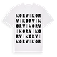Korvi ordlek t-shirt