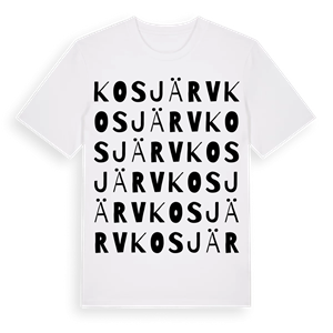 Kosjärv ordlek t-shirt – ekologisk bomull t-shirt från Pinshirt