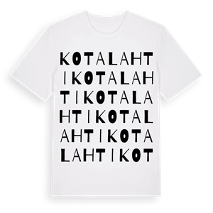 Kotalahti ordlek t-shirt – ekologisk bomull t-shirt från Pinshirt