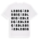 Krongård ordlek t-shirt