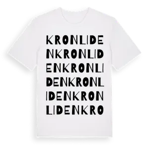 Kronliden ordlek t-shirt – ekologisk bomull t-shirt från Pinshirt