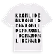 Kronliden ordlek t-shirt