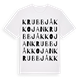 Krubbjåkkojan ordlek t-shirt