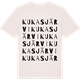 Vintage White t-shirt med Kukasjärvi ordlek t-shirt