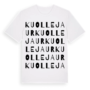 Kuollejaur ordlek t-shirt – ekologisk bomull t-shirt från Pinshirt
