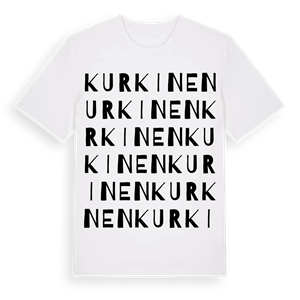 Kurkinen ordlek t-shirt – ekologisk bomull t-shirt från Pinshirt