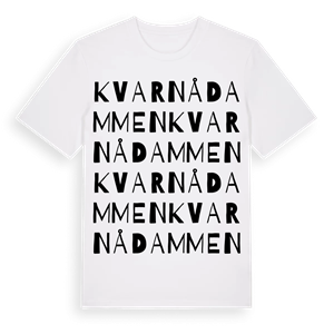 Kvarnådammen ordlek t-shirt – ekologisk bomull t-shirt från Pinshirt