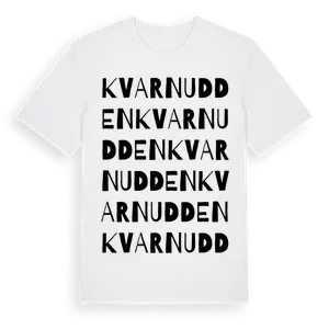 Kvarnudden ordlek t-shirt – ekologisk bomull t-shirt från Pinshirt