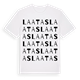 Laatas ordlek t-shirt