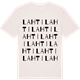 Vintage White t-shirt med Lahti ordlek t-shirt