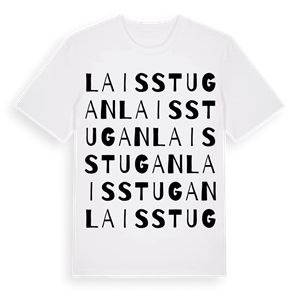 Laisstugan ordlek t-shirt – ekologisk bomull t-shirt från Pinshirt