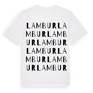 Lambur ordlek t-shirt – ekologisk bomull t-shirt från Pinshirt