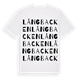 Långbacken ordlek t-shirt