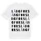 Långfors ordlek t-shirt