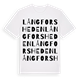Långforsheden ordlek t-shirt